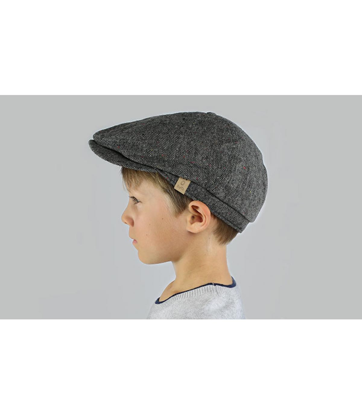 Black Kids krantenverkoper cap Jamaica cap kids  black